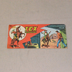 Tex liuska 04 - 1956 Kaksinaamaista peliä (4. vsk)